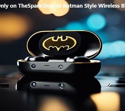 RS 125 Only on TheSparkShop.in Batman Style Wireless BT Earbuds